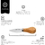 Faca Para Queijo Inox Cabo Madeira AC19010 Mimostyle - loja online