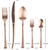 Faqueiro de Inox 30 Peças Berna Rosé Gold Fosco 71519 Wolf na internet