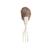 Jogo 4 Garfos Para Petisco Inox Dourado Ágata 29385 Wolff - loja online