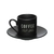 Jogo 6 Xícaras Café Porcelana Com Pires Manhattan 80ml JGXC069/PT Hauskraft - comprar online