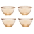 Jogo Bowls Cristal 4 peças Pearl Âmbar 14cm 28229 Wolff - comprar online