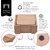 Imagem do Jogo 6 Porta Copos Com Suporte Bambu Ecokitchen BM1420 Mimostyle