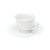 Jogo Xícaras Café com Pires de Porcelana 6 Peças Maldivas Branco 18046 Wolff - loja online