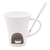 Mini Fondue De Porcelana Ivy Branca 200ml 2825 Lyor - Francoi Presentes