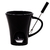 Mini Fondue De Porcelana Ivy Preta 200ml 2905 Lyor na internet