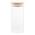Porta Mantimento De Vidro Borossiicato Com Tampa De Bambu 1 Litro 29468 Wolff - Francoi Presentes
