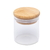 Porta Mantimento De Vidro Borossilicato Com Tampa De Bambu 60ml 20529 Wolff na internet