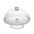 Prato Para Bolo Com Pé De Vidro e Tampa Bangkok 29cm x 21cm 20601 Wolff - comprar online