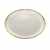 Prato Raso Cristal com Borda Dourada Agate 26cm 27808 Wolff na internet