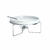 Rechaud Queijo Brie Grande 28 cm com Faca Prata 8198 Wolff - comprar online