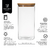 Pote De Vidro Borossilicato Com Tampa Bambu 1,1 Litros Vd20267 MimoStyle