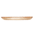 Travessa Cristal Oval Pearl Âmbar 24x12x2cm 28408 Wolff - Francoi Presentes