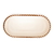 Travessa Cristal Oval Pearl Âmbar 24x12x2cm 28408 Wolff na internet