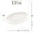 Travessa de Porcelana New Bone Butterfly Flower 36,5cm x 24cm x 3cm 8512 Lyor