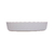 Refratário Oval De Vidro Opalino Smart Cuisine Trianon Branca 32x24,5x6cm Luminarc na internet