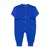 Macacão para Bebê Longo Algodão 4 Botões Básico Color Royal - Até 12 meses na internet
