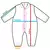Macacão para Bebê Longo Algodão 4 Botões Básico Color Lilás - Até 12 mese - comprar online