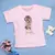 Camiseta Infantil Baby Bear: Estilo e Conforto para Meninas de até 24 Meses na internet