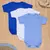 Kit Body para Bebê Manga Curta 3 Pçs Básico Colors Até 12 Meses