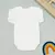 Body Manga Longa Em Suedine para Bebê Básico Creme - Ate 12 meses - comprar online
