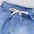 Calça para Bebê Jeans Jogger Cordão Tracejado Azul Claro 12 Meses na internet