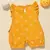 Macacão Curto Babado Sol Minimalista Caramelo Bebê Menina até 12 Meses - loja online