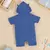 Macacão Infantil Curto Com Capuz Bordado Raposa Azul - Até 24 meses - comprar online