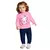 Conjunto Moletom Flanelado Kyly Menina Inverno Infantil