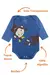 Conjunto Body Bebê Longo Algodão Azul Escuro Estampado Menino - comprar online