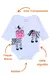 Conjunto Body Bebê Longo Algodão Branco Estampado Menina - comprar online