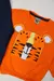 Conjunto Menino Inverno Moletom Flanelado Tigre Laranja - comprar online