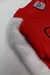 Vestido Moletom Flanelado Vermelho Menina com Pegadas Lindo - loja online