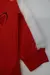 Vestido Moletom Flanelado Vermelho Menina com Pegadas Lindo - loja online