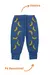 Imagem do Conjunto Body Bebê Longo Algodão Azul Escuro Estampado Menino