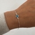 Pulsera con Ojito Acero Blanco