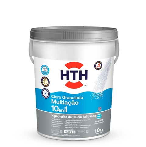 HTH Cloro Granulado Multiação 10 em 1 10kg