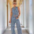 Colete Jeans Paisley