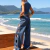 Calça Wide Leg Jeans Recortes