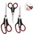 Kit 3 Tesouras Multifuncional Cabelo Papel Em Aço Inox 3 Unidade - comprar online