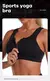 Sutiã Esportivo Absorvente de Choque para Mulheres, Yoga Fitness Bra, Secagem R