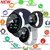 D18 smartwatch macaron tela colorida redonda com vários modos esportivos lembre na internet