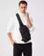 Bolsa tiracolo de couro PU para homens, bolsa de ombro antiroubo clássica, bols