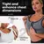 Sutiã Esportivo Absorvente de Choque para Mulheres, Yoga Fitness Bra, Secagem R - loja online