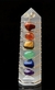 Obelisco Selenita con 7 piedras