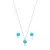 CONJUNTO PRATA 925 PONTO DE LUZ