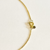 Conjunto Quadrado Cravejado com Zircônia Semi Joia Dourado 