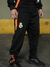 Conjunto de Time Tailandês - Real Madrid Preto c/ Branco Detalhe Laranja Na Lateral - ESTILO GRINGO