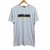 Camisa Tanker- Branca Nome Central Preto