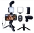 Imagem do Kit Gravação 4 Em 1 Com Controle Remoto Suporte Celular LED E Microfone