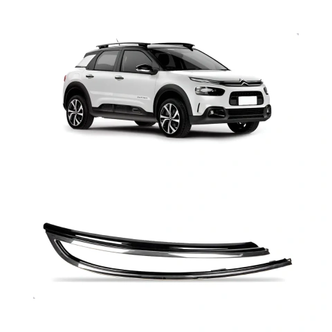 Friso Farol Citroen C4 Cacturs 2019/2024 Cromado